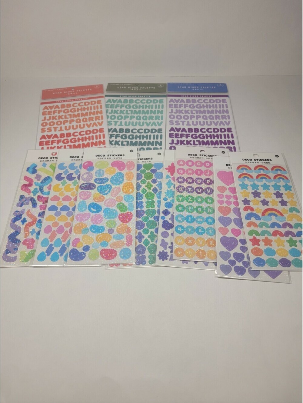 Sticker Collection Letters And Shapes Sheets scrapbook home Arts & crafts